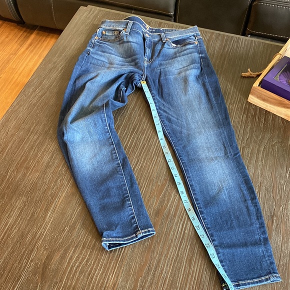 7 for all mankind the cropped skinny jeans in size 29. EUC. - Picture 10 of 10